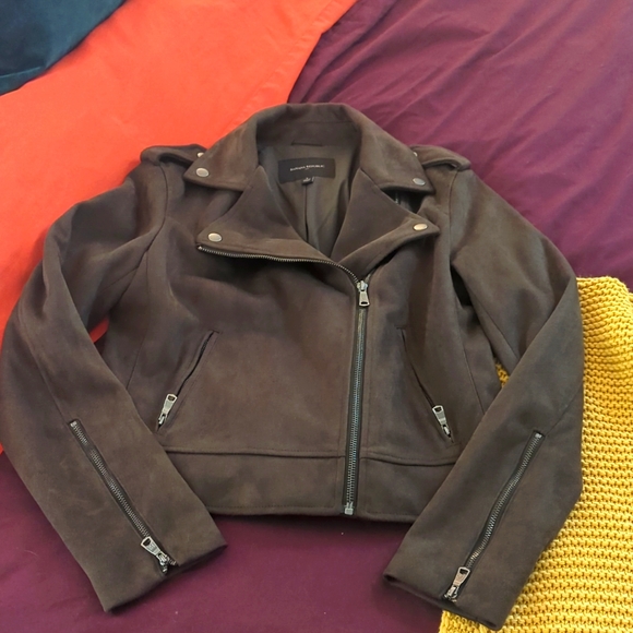 Banana Republic Jackets & Blazers - Faux Suede Moto Jacket